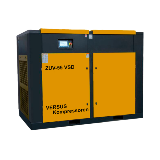 Винтовой компрессор ZUV – 55 VSD 10 бар прямой привод IP 54 F