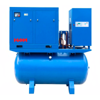 Винтовой компрессор KraftMachine КМ11-8пВ-500/О, IP54