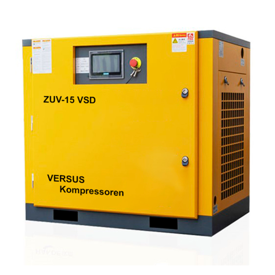 Винтовой компрессор ZUV – 15 VSD 8 бар прямой привод IP 54 F