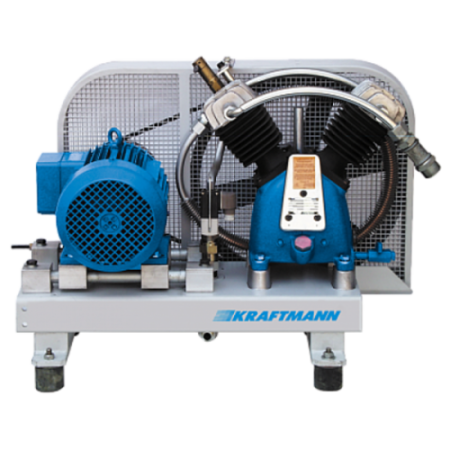 Компрессор поршневой дожимной (бустер) "KRAFTMANN" 2-42-55 (440 л/мин)